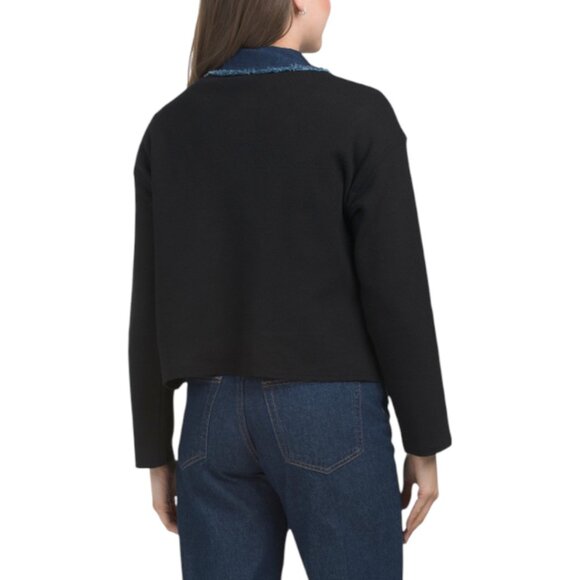 NANETTE LEPORE 2 Pocket Denim Swacket - Picture 2 of 3